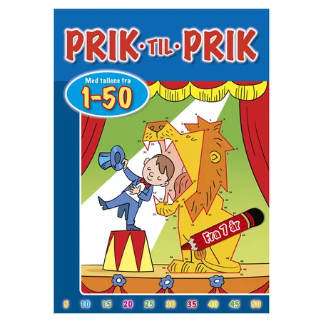 Prik til prik med tallene fra 1-50 (Cirkus)