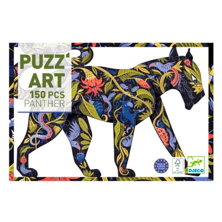 Djeco puzz'art puslespil, panter, 150 brikker