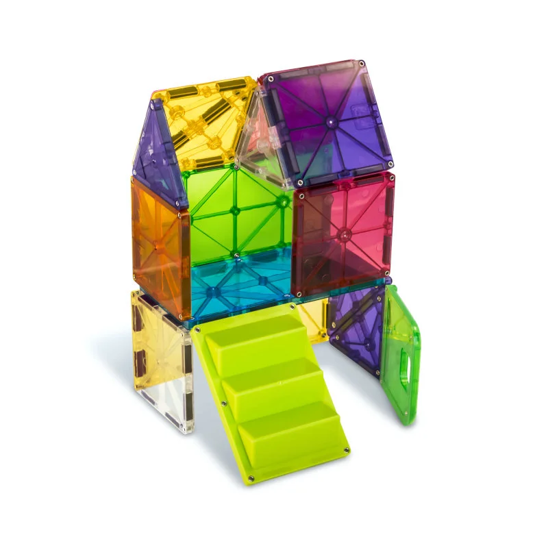 Magna-Tiles byggemagneter, House clear - 28 dele