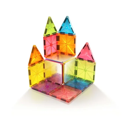 Magna-Tiles byggemagneter Stardust, clear - 15 dele