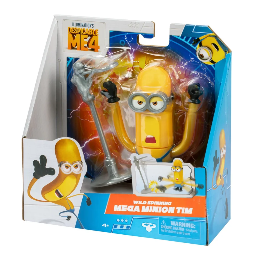 Grusomme mig 4, Minion Action figur Tim 10 cm	