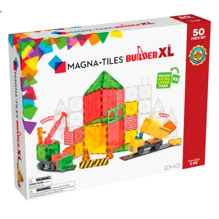 Magna-Tiles Byggepladssæt XL 50 stk