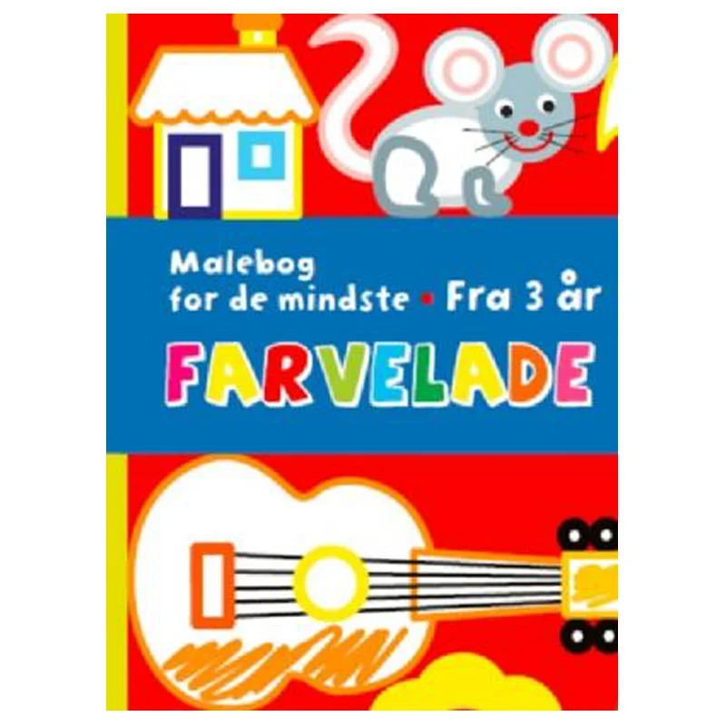 Farvelade, malebog for de mindste fra 3 år