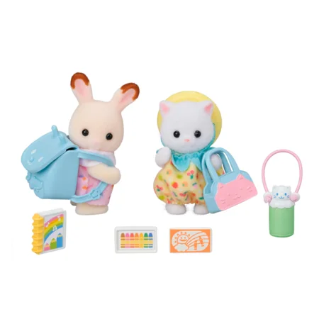 Sylvanian Families Børnehave venner - Walk along duo