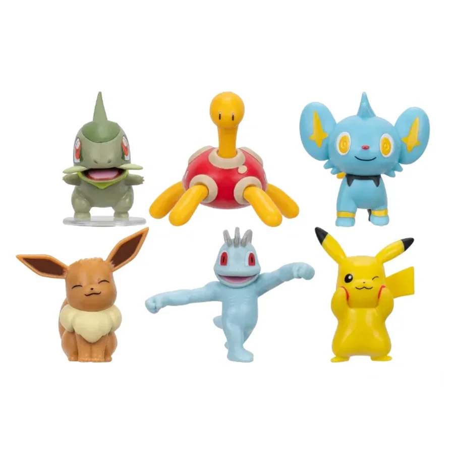 Pokemon Battle figurer 6 stk