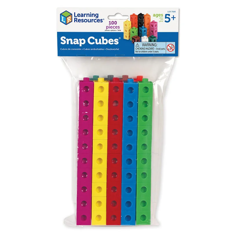 Learning Resources Snap Cubes, 100 stk