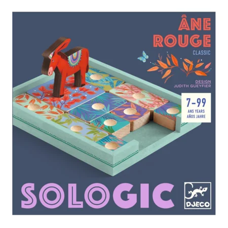 Djeco Spil Sologic, Âne rouge