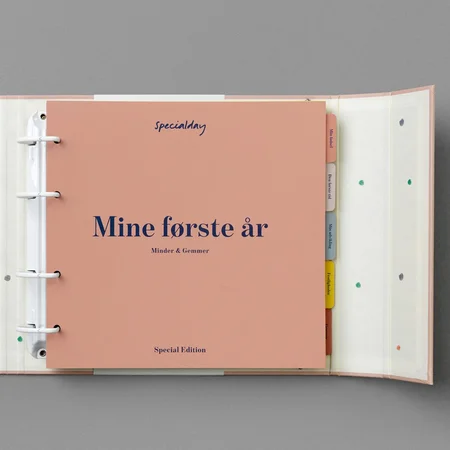 SpecialDay Mine første år – minder & gemmer, blå