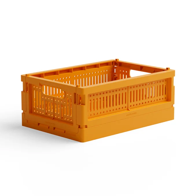 Made Crate foldekasse mini, mustard