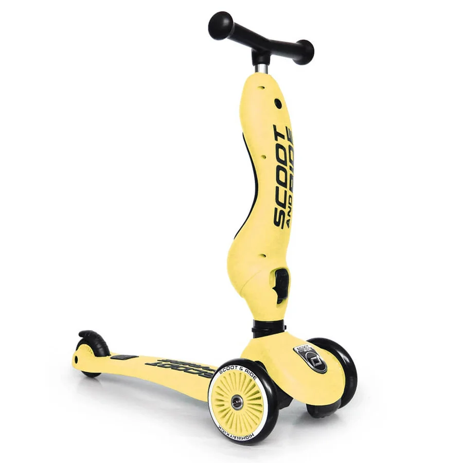 Scoot and Ride 2-i-1 løbehjul, Highway Kick 1 - lemon