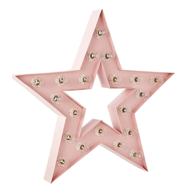 Bonton starlight med lys, rose