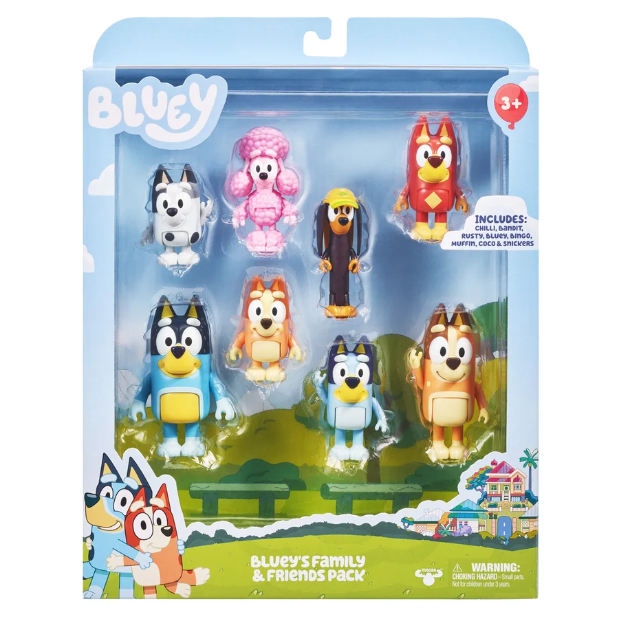 Bluey multipack 8 figurer