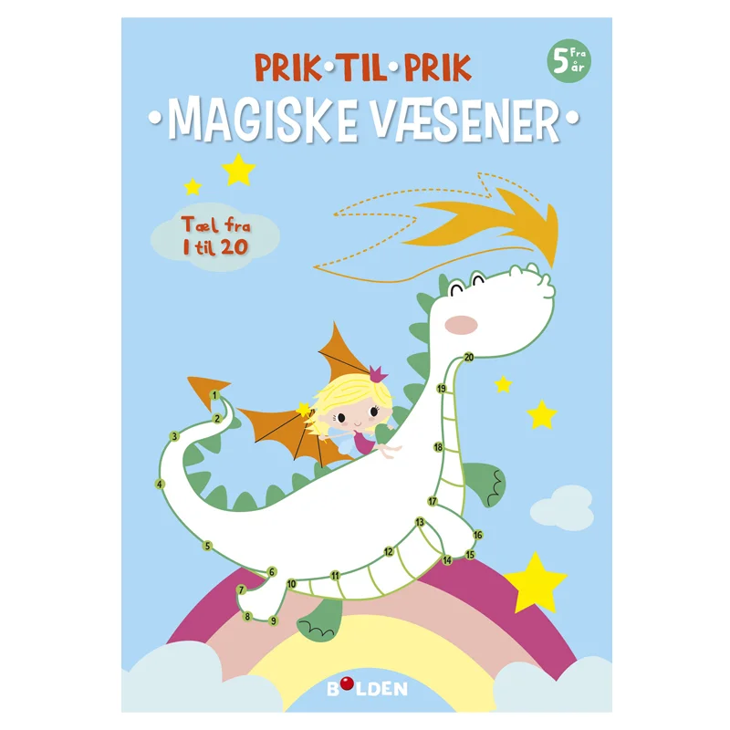 Prik til prik: Magiske væsner - Tæl fra 1 til 20