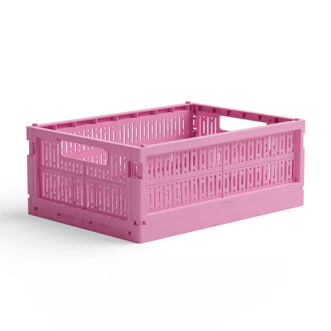 Made Crate foldekasse midi, soft fuchsia