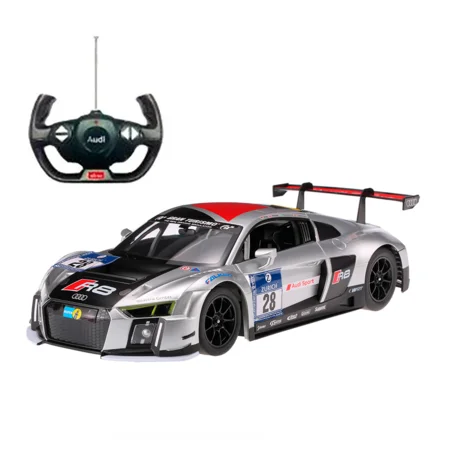 Fjernstyret Audi R8 LMS Performance 2013 Sølv, 1:14 