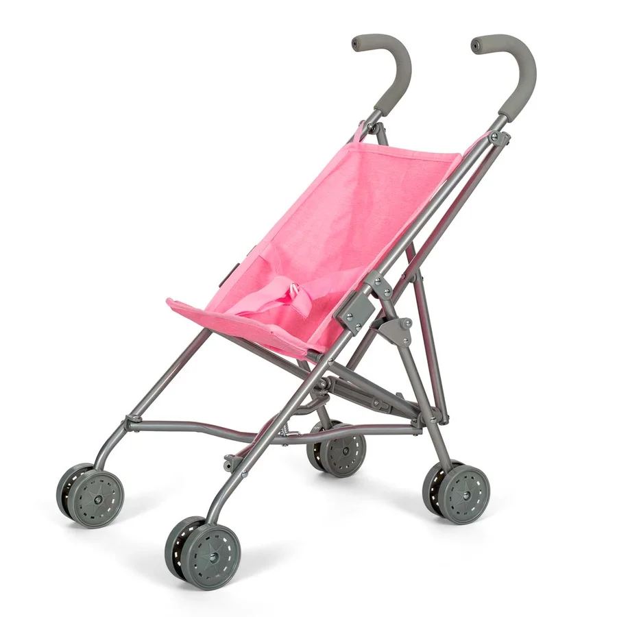 MaMaMeMo dukke paraply klapvogn, pink