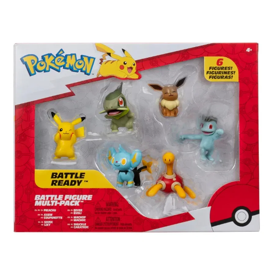 Pokemon Battle figurer 6 stk