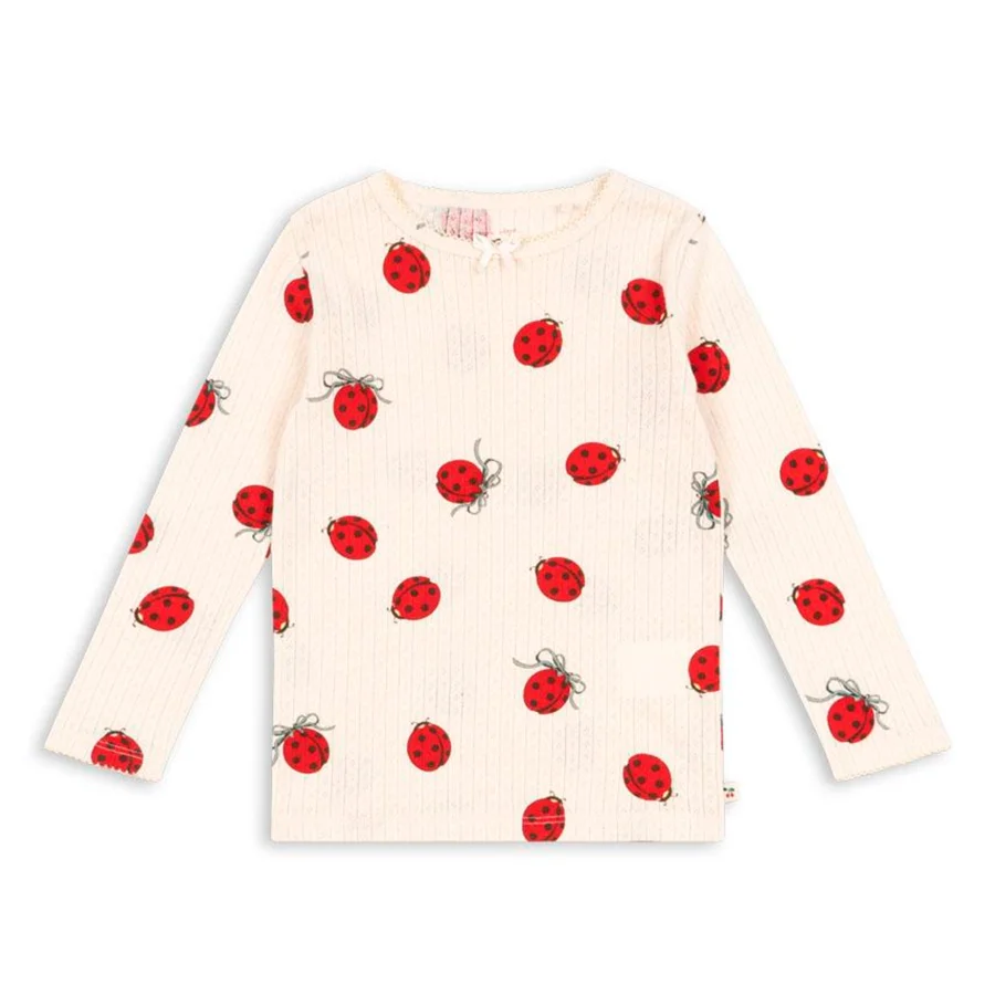 Konges Sløjd Minnie ls bluse, Ladybug