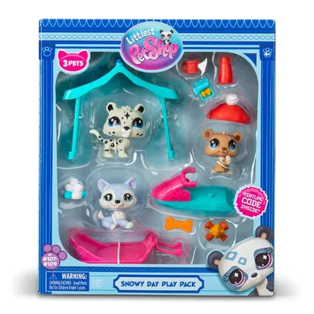 Littlest Pet Shop Snowy day play