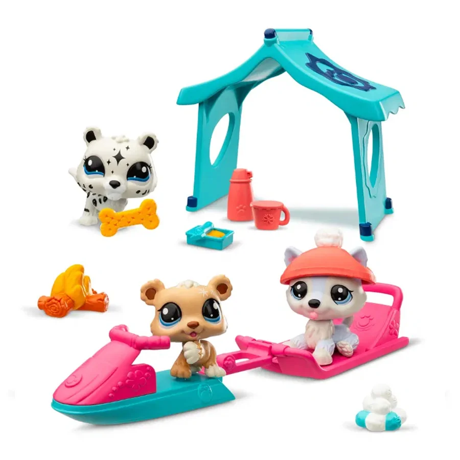 Littlest Pet Shop Snowy day play