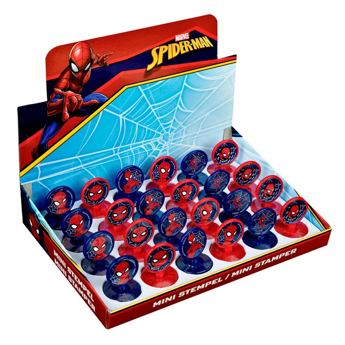 Mini stempel, Spiderman asst.