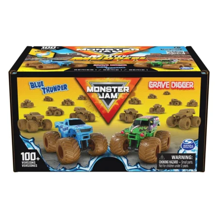 Monster Jam 1:64 Mystery Mudders, 2-pak