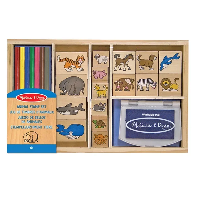 Melissa & Doug Træstempler - dyr