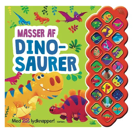 Masser af dinosaurer - med 22 lydknapper