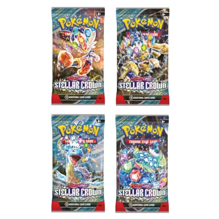 Pokemon Poke SV7 booster kort