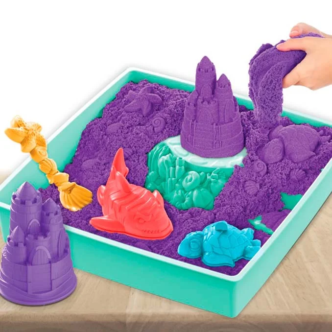 Kinetic Sand sandkassesæt, lilla