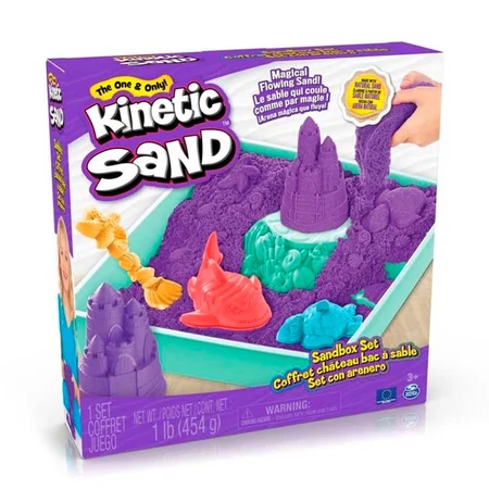 Kinetic Sand sandkassesæt, lilla