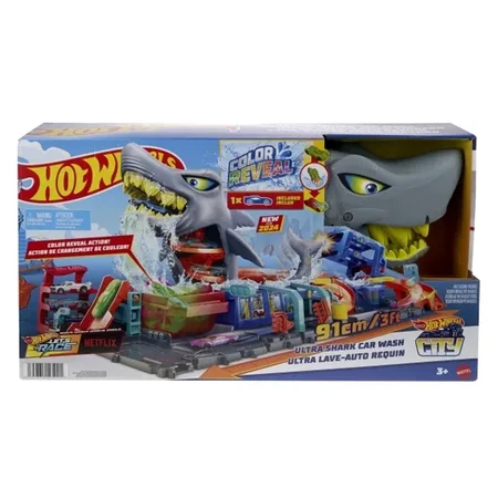 Hot Wheels City Ultra Shark car wash