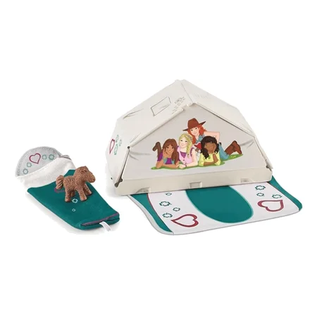 Schleich camping-udstyr