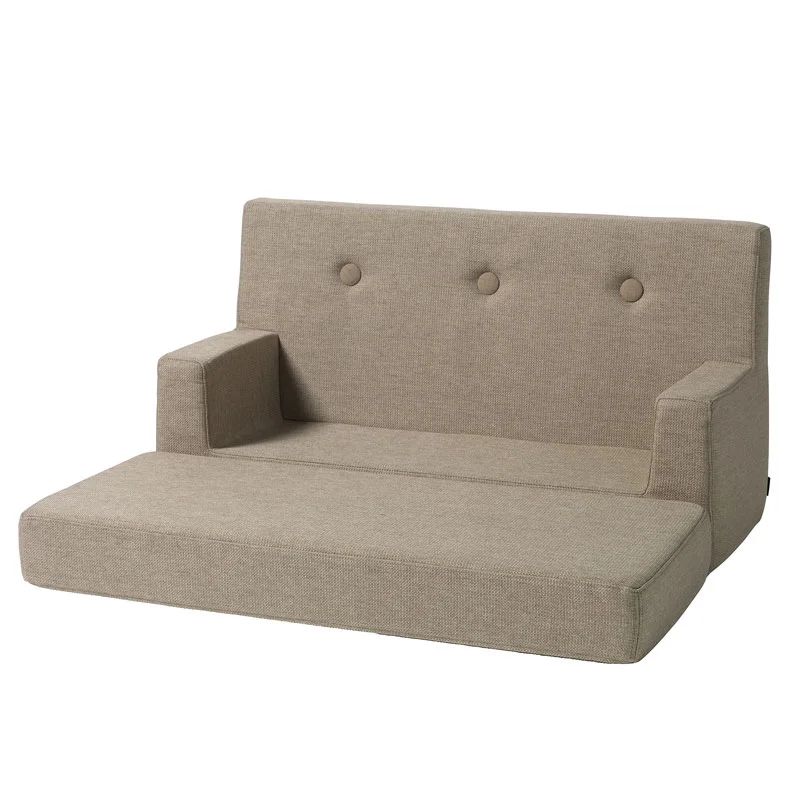 by KlipKlap KK Kids Sofa, sand med sand knap