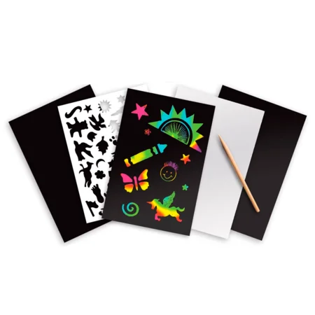 Melissa and Doug scratch art, regnbue