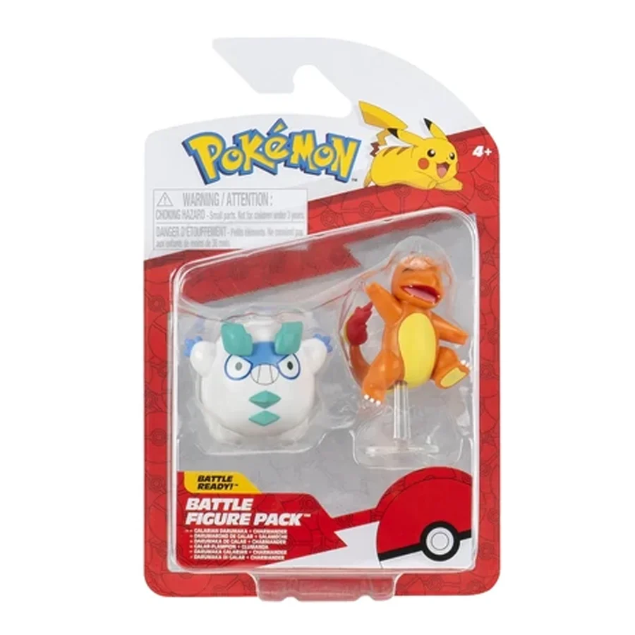 Pokemon battle figurer, Galarian Darumaka og Charmander