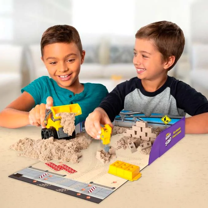 Kinetic Sand entreprenørsæt