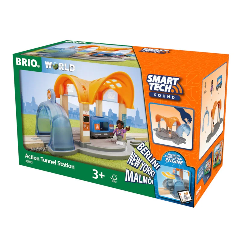 Brio Smart Tech Action tunnel station