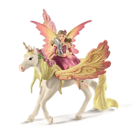 Schleich Bayala, feen Feya og pegasus enhjørning