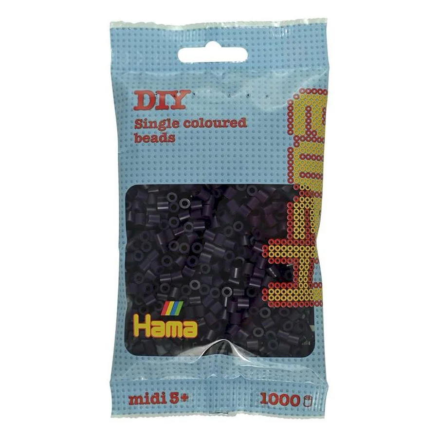 Hama perler 1000 stk aubergine, frv 108