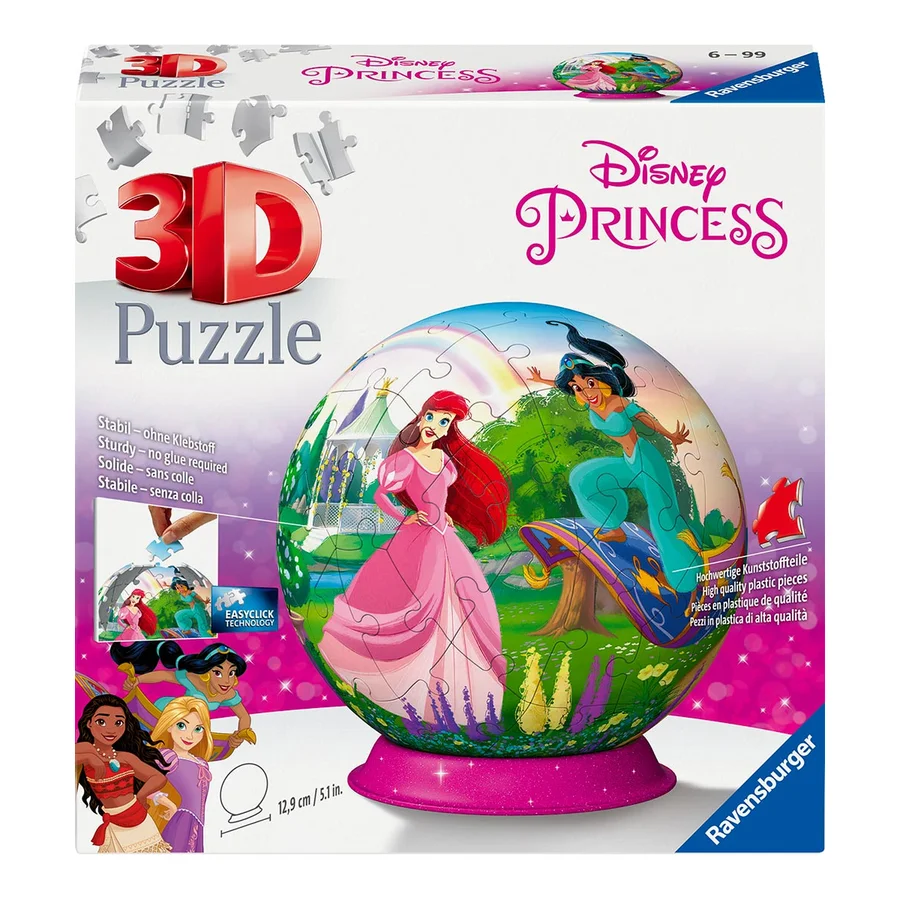 Ravensburger Disney prinsesser 3D puslespil, 72 brikker