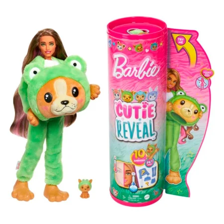 Barbie Cutie Reveal, hund i frø-dragt