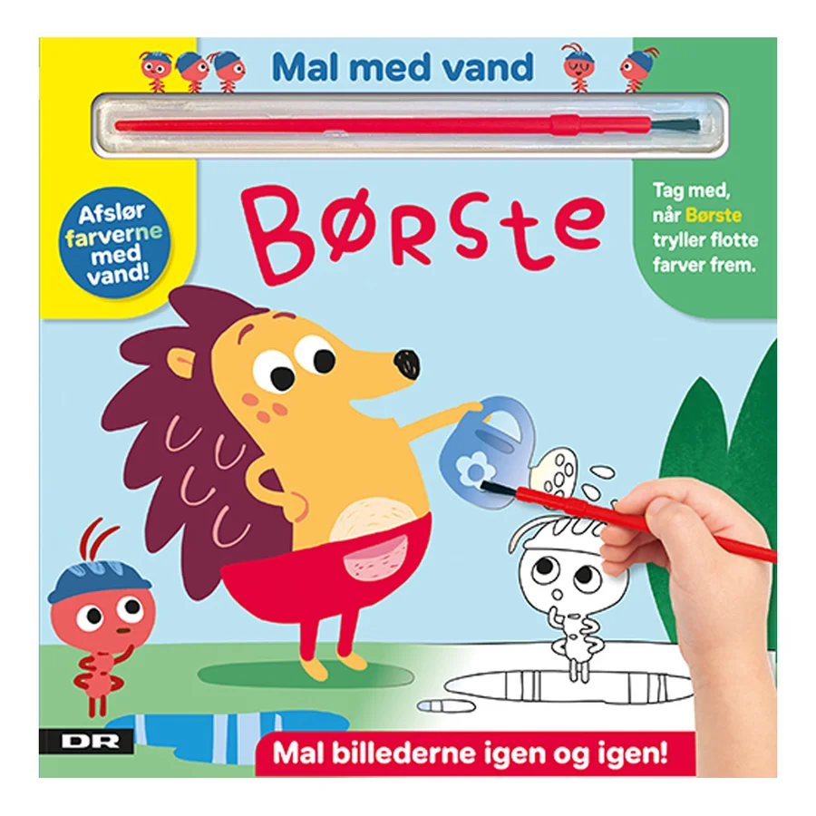 Mal med vand - Børste