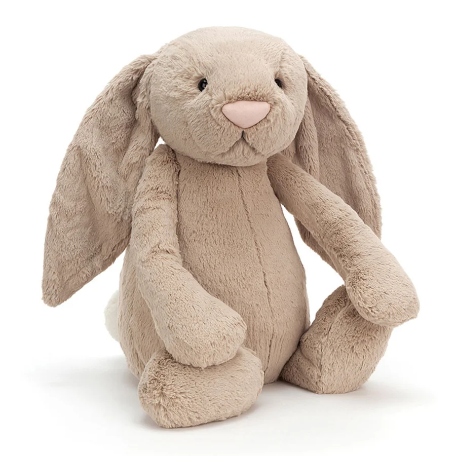 Jellycat bamse, Bashful kanin beige - 67 CM