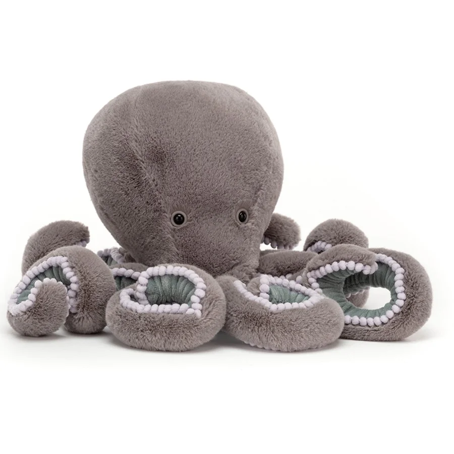 Jellycat Ocean Neo Blæksprutte, 33 cm