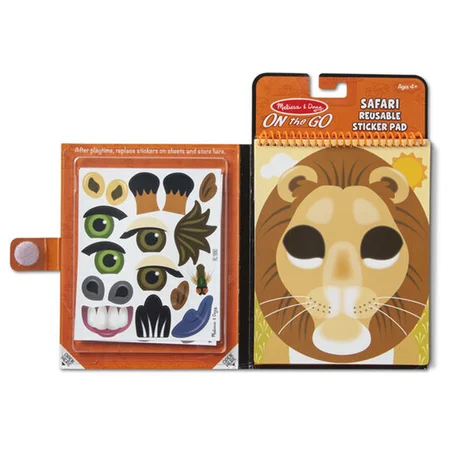 Melissa and Doug reusable sticker, Safari