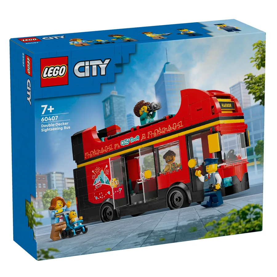 LEGO® CITY Rød dobbeltdækker-turistbus