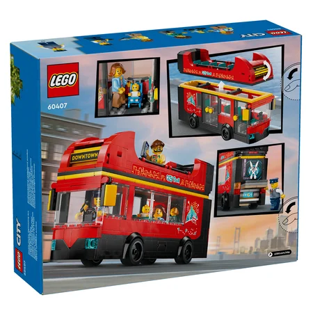 LEGO® CITY Rød dobbeltdækker-turistbus