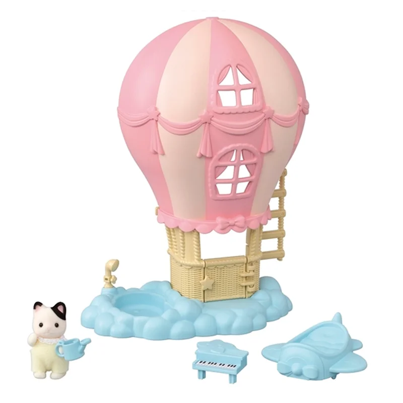 Sylvanian Families, ballon legehus og tuxedokat baby