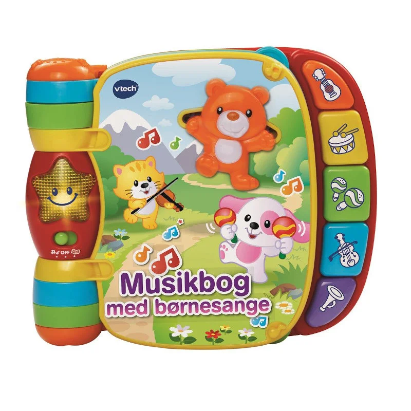 Vtech musikbog med børnesange